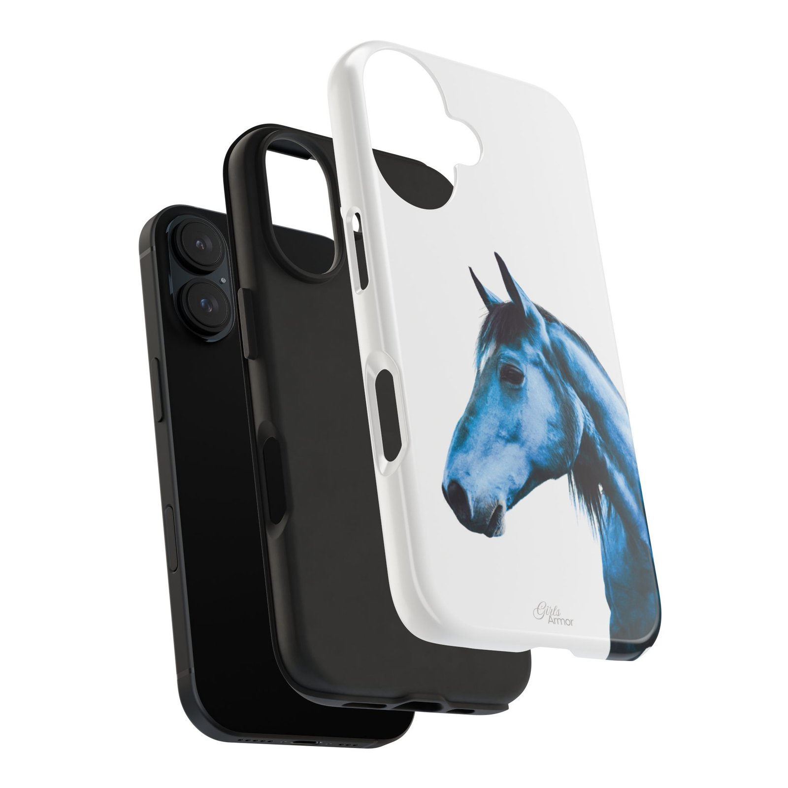 Majestic Blue Horse Tough Phone Case - Image 85