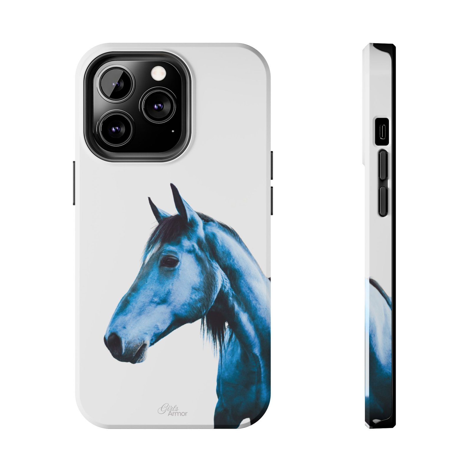 Majestic Blue Horse Tough Phone Case - Image 25