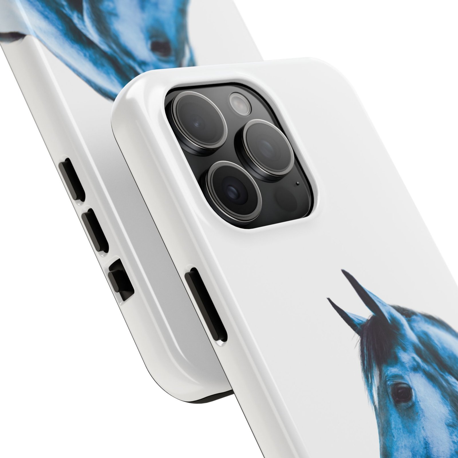 Majestic Blue Horse Tough Phone Case - Image 58