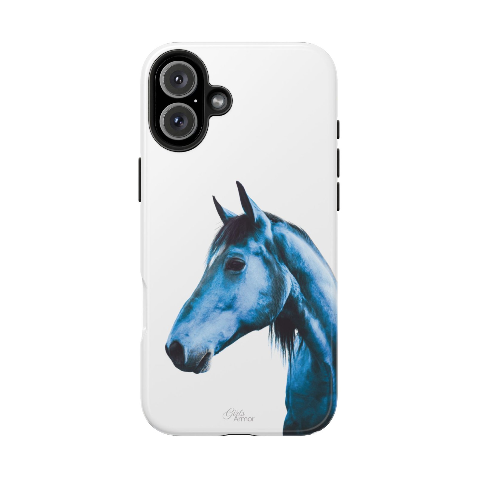 Majestic Blue Horse Tough Phone Case - Image 86
