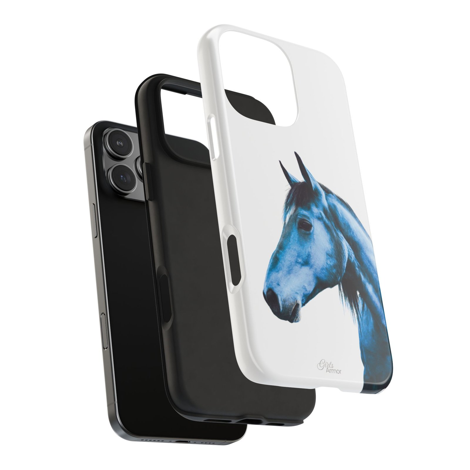 Majestic Blue Horse Tough Phone Case - Image 82