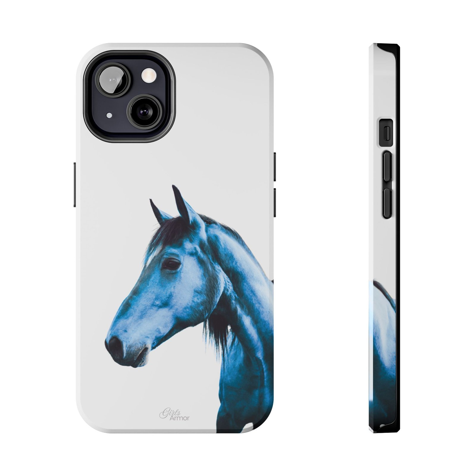 Majestic Blue Horse Tough Phone Case - Image 17