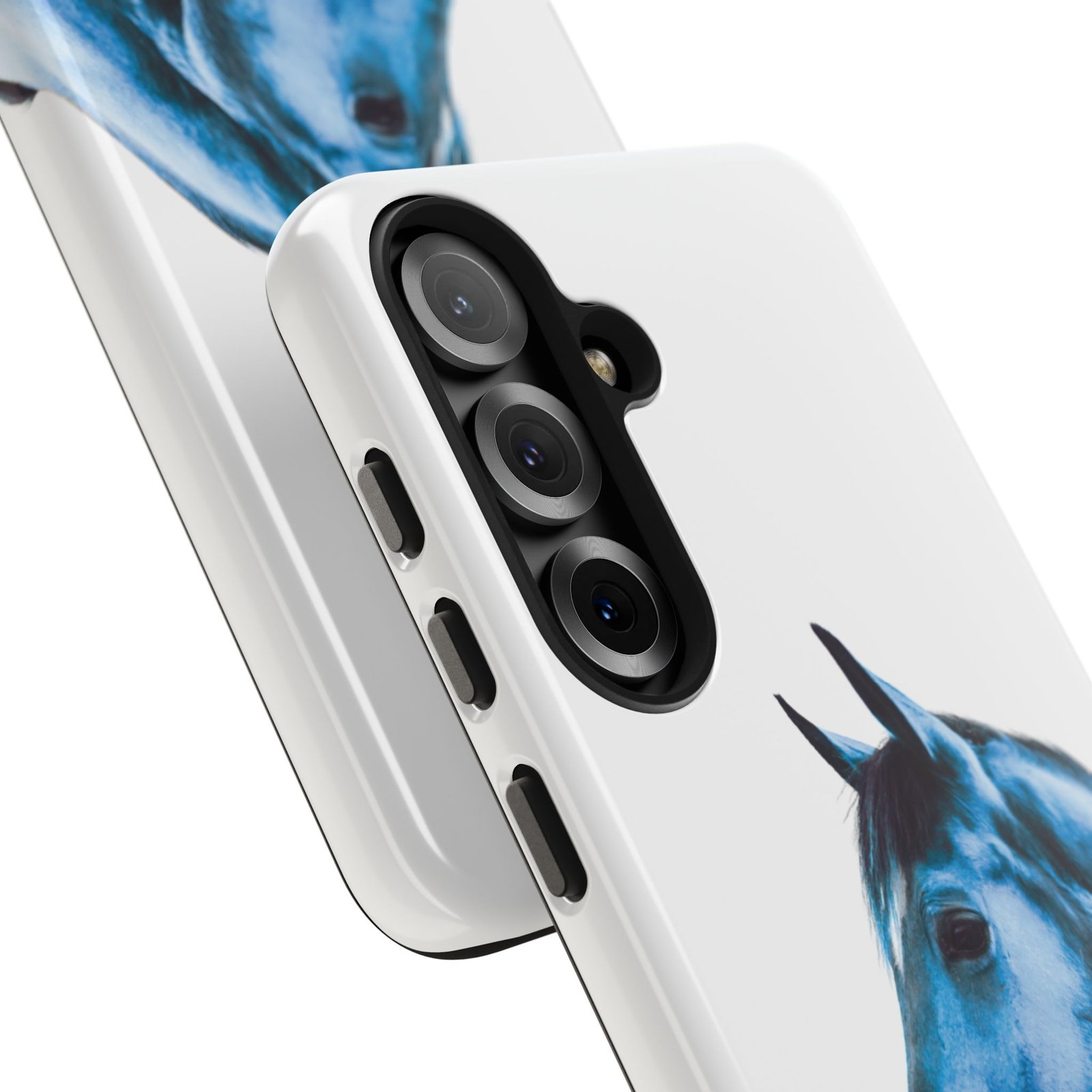 Majestic Blue Horse Tough Phone Case - Image 90