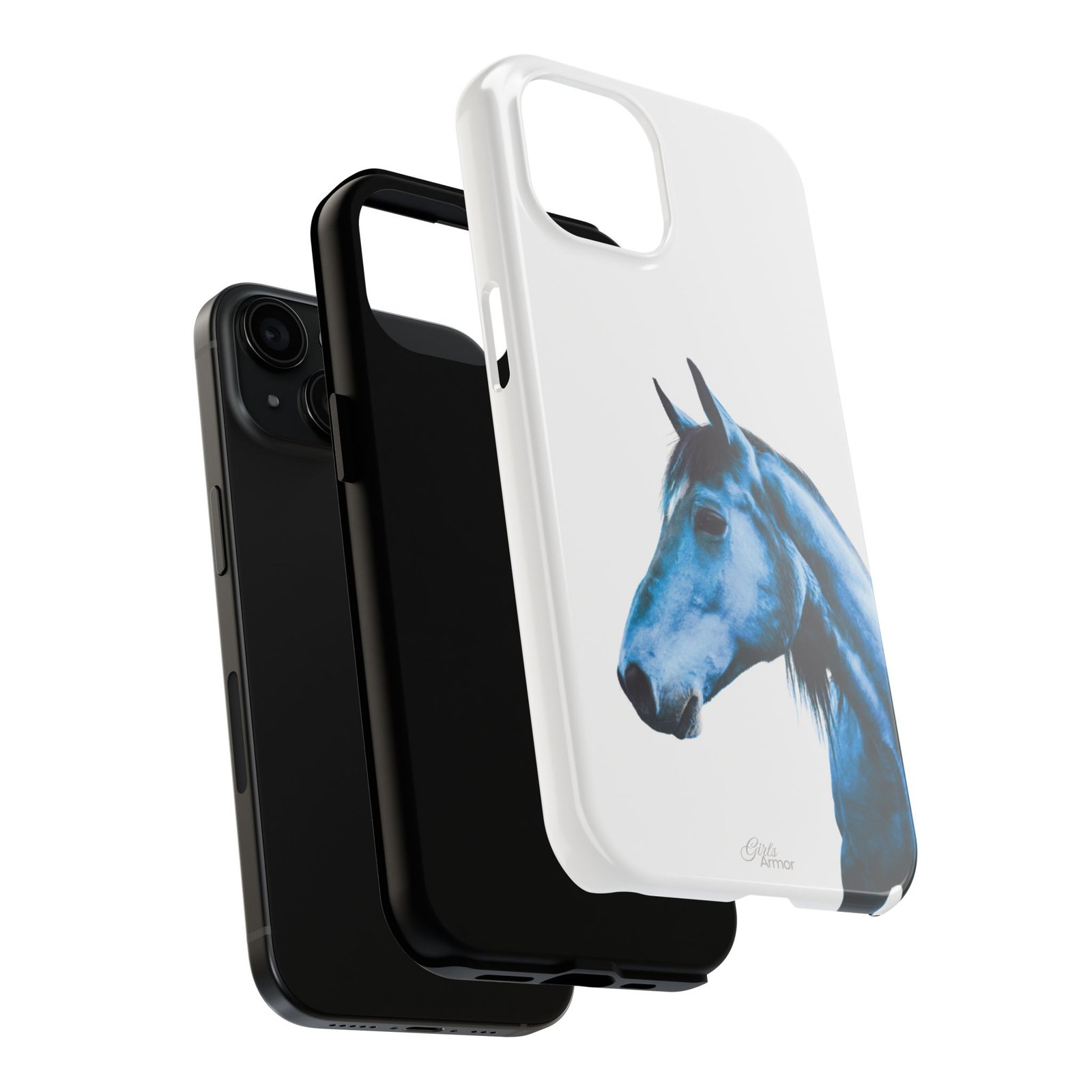 Majestic Blue Horse Tough Phone Case - Image 48