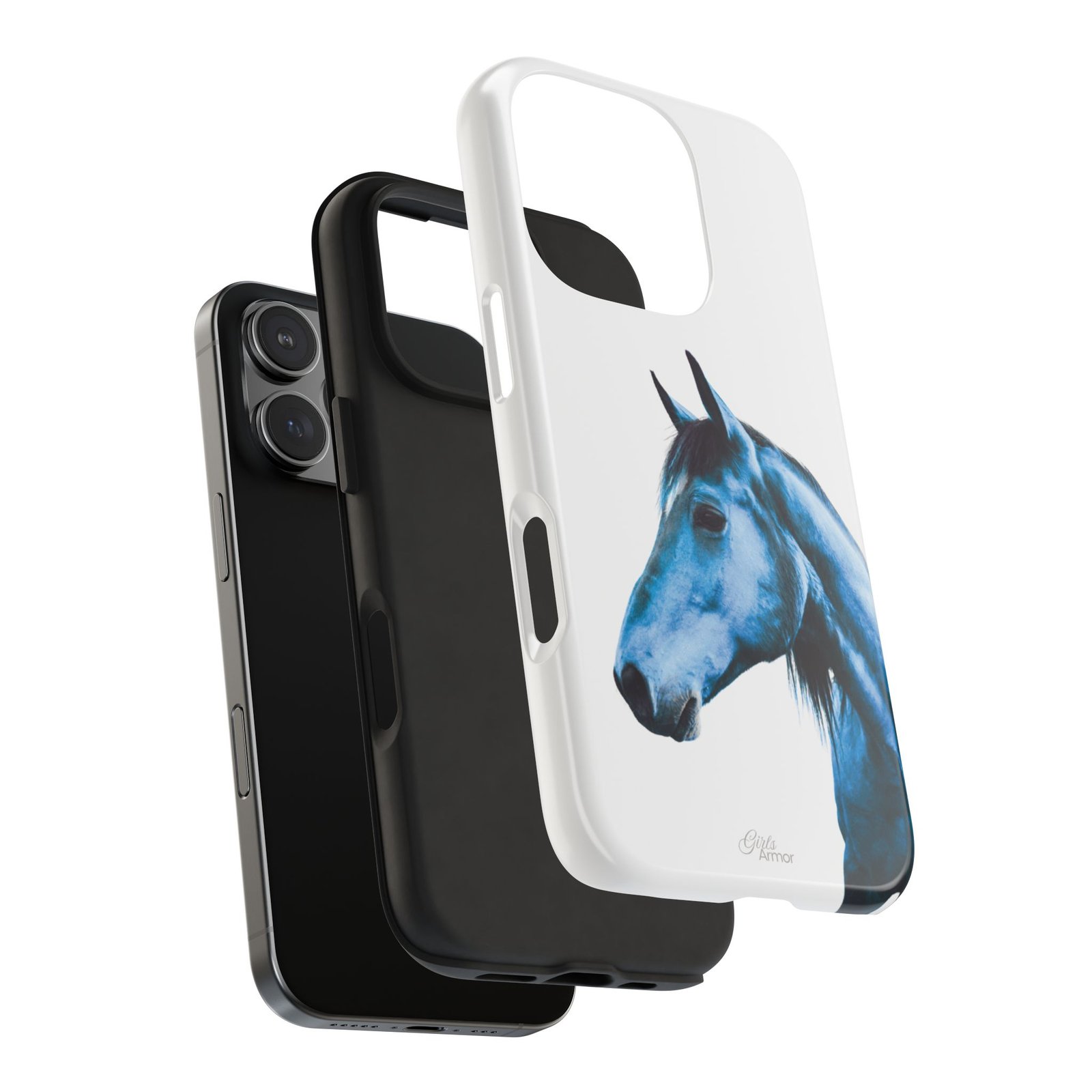 Majestic Blue Horse Tough Phone Case - Image 79