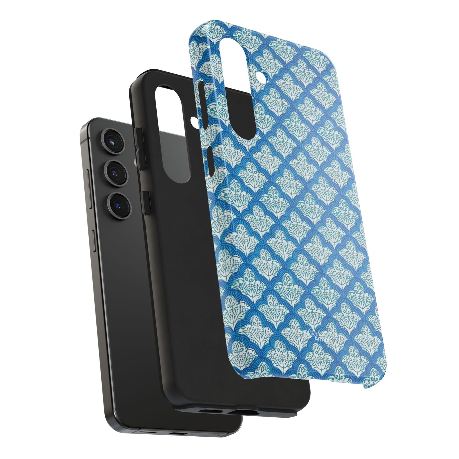 Blue and white phone case - Image 76