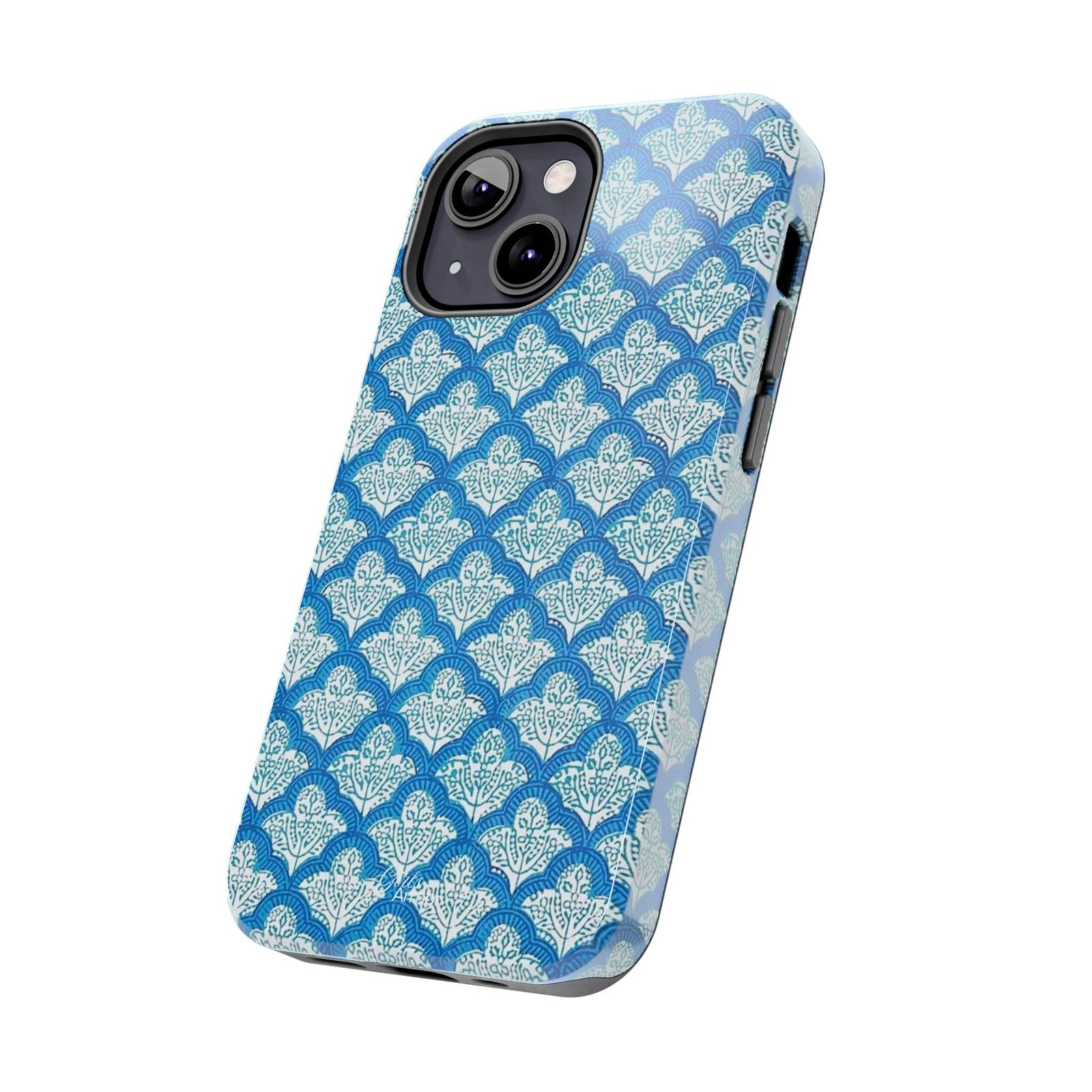 Blue and white phone case - Image 35