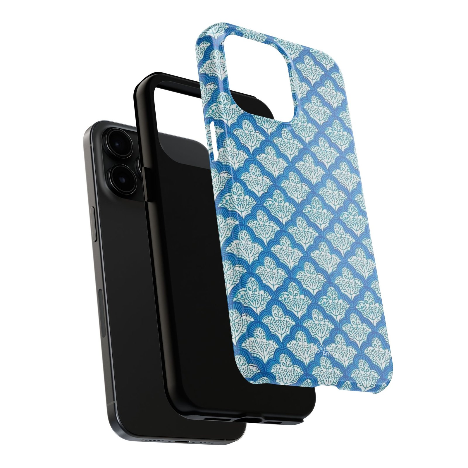 Blue and white phone case - Image 72