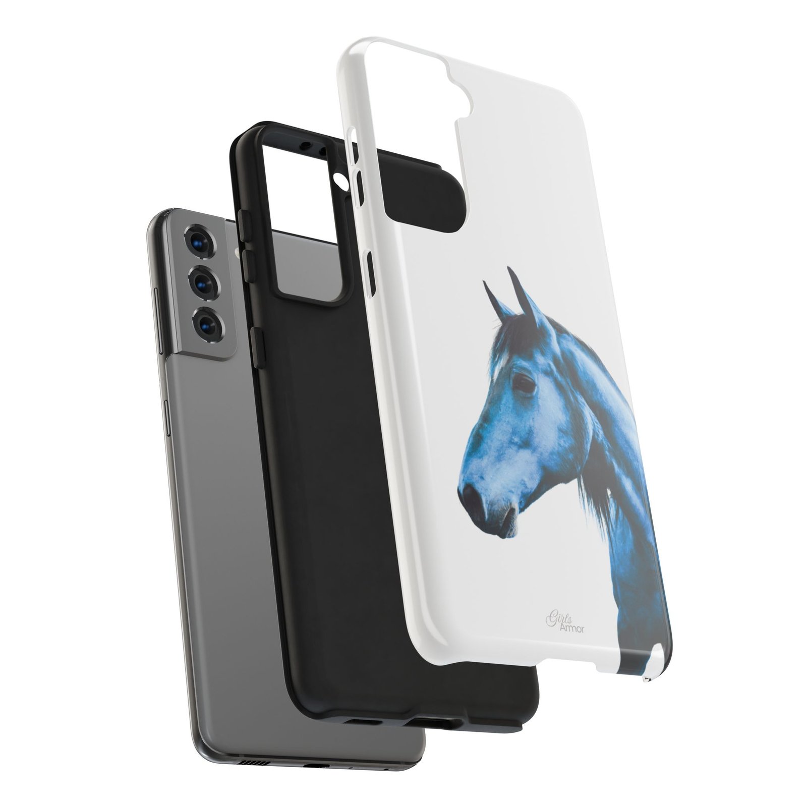Majestic Blue Horse Tough Phone Case - Image 76