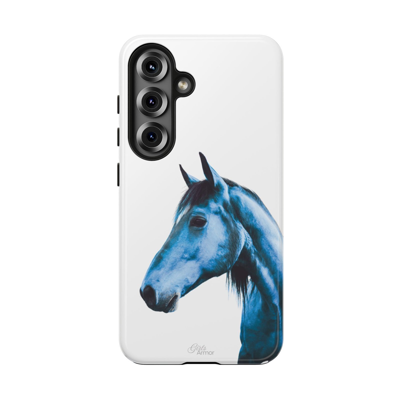Majestic Blue Horse Tough Phone Case - Image 89