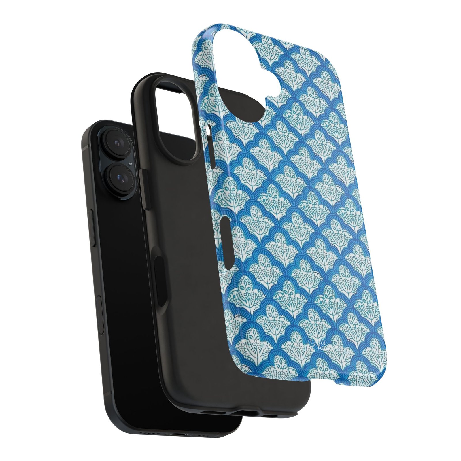 Blue and white phone case - Image 97