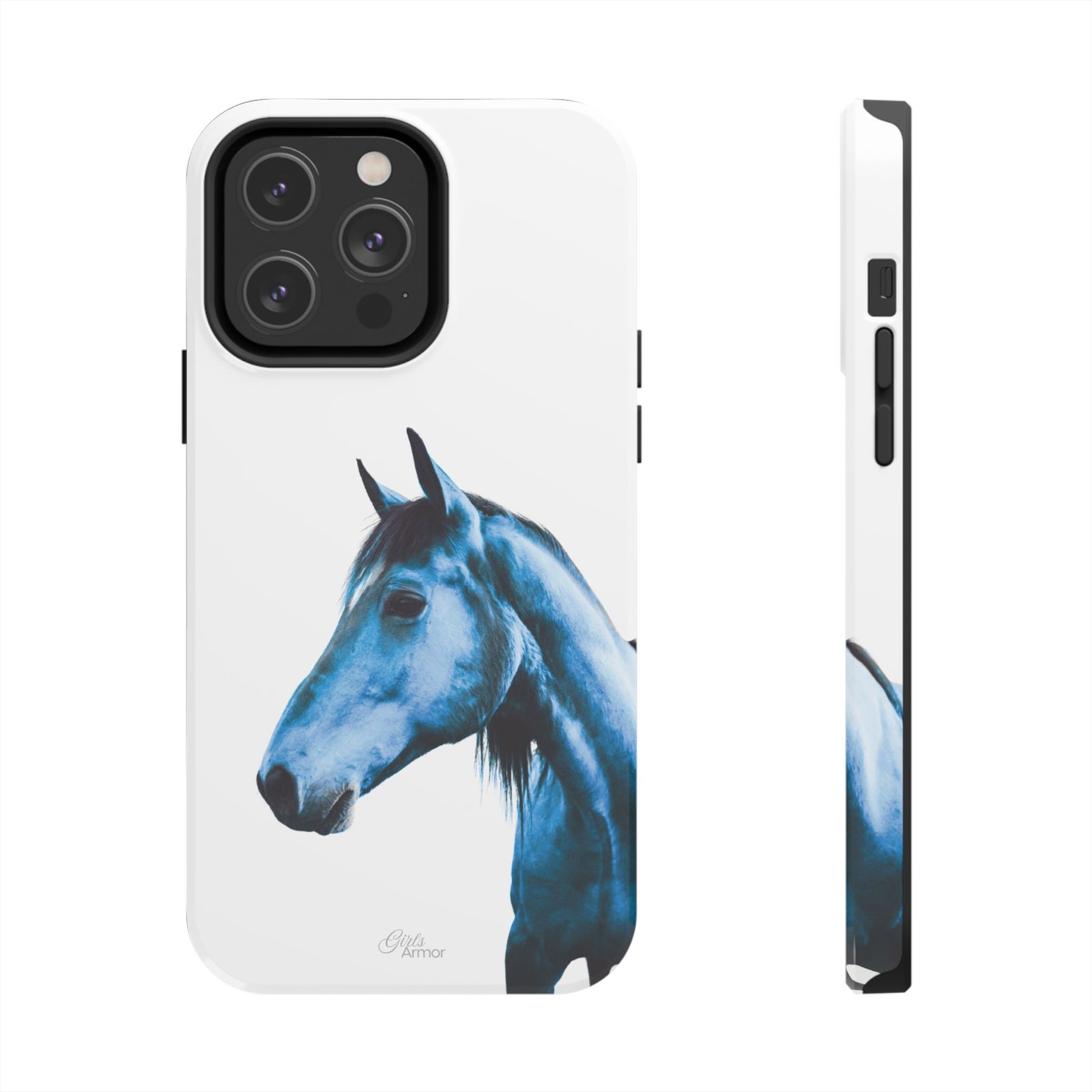 Majestic Blue Horse Tough Phone Case - Image 40