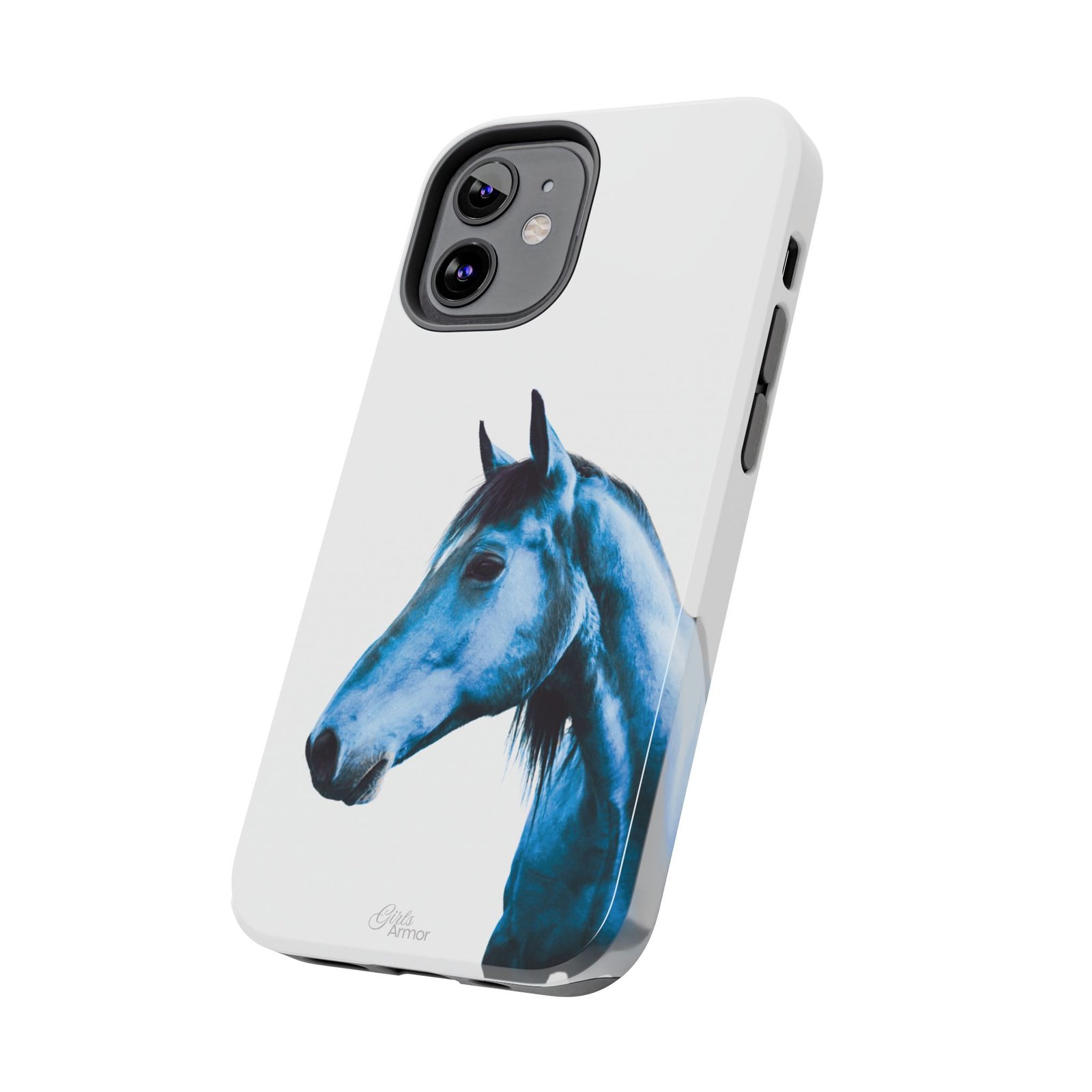 Majestic Blue Horse Tough Phone Case - Image 7