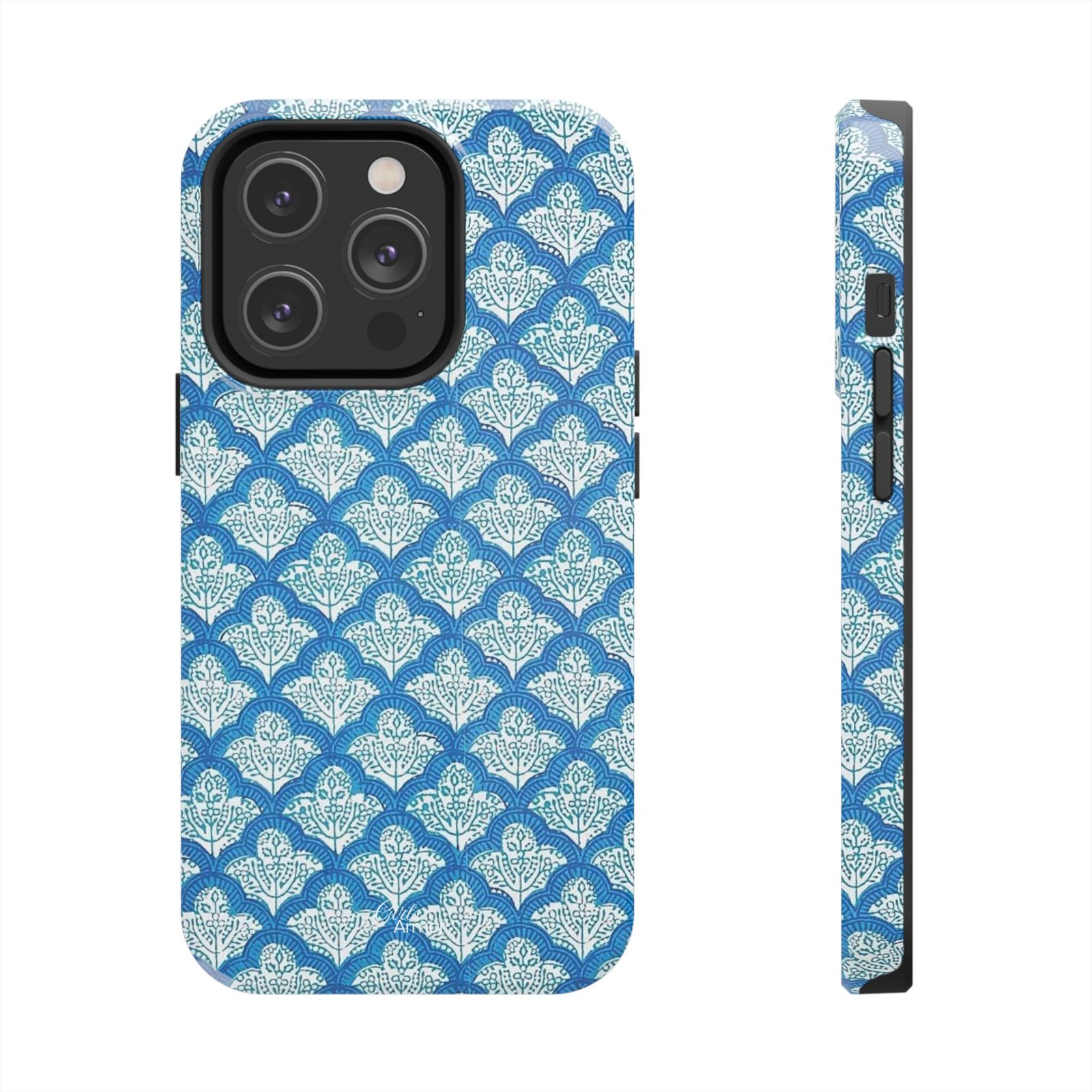 Blue and white phone case - Image 49