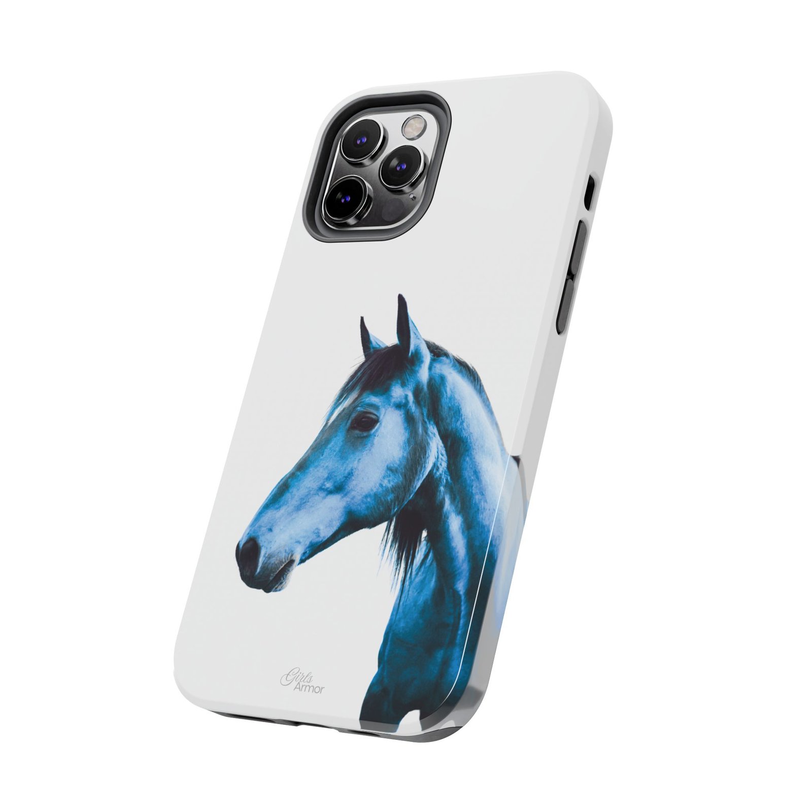 Majestic Blue Horse Tough Phone Case - Image 11