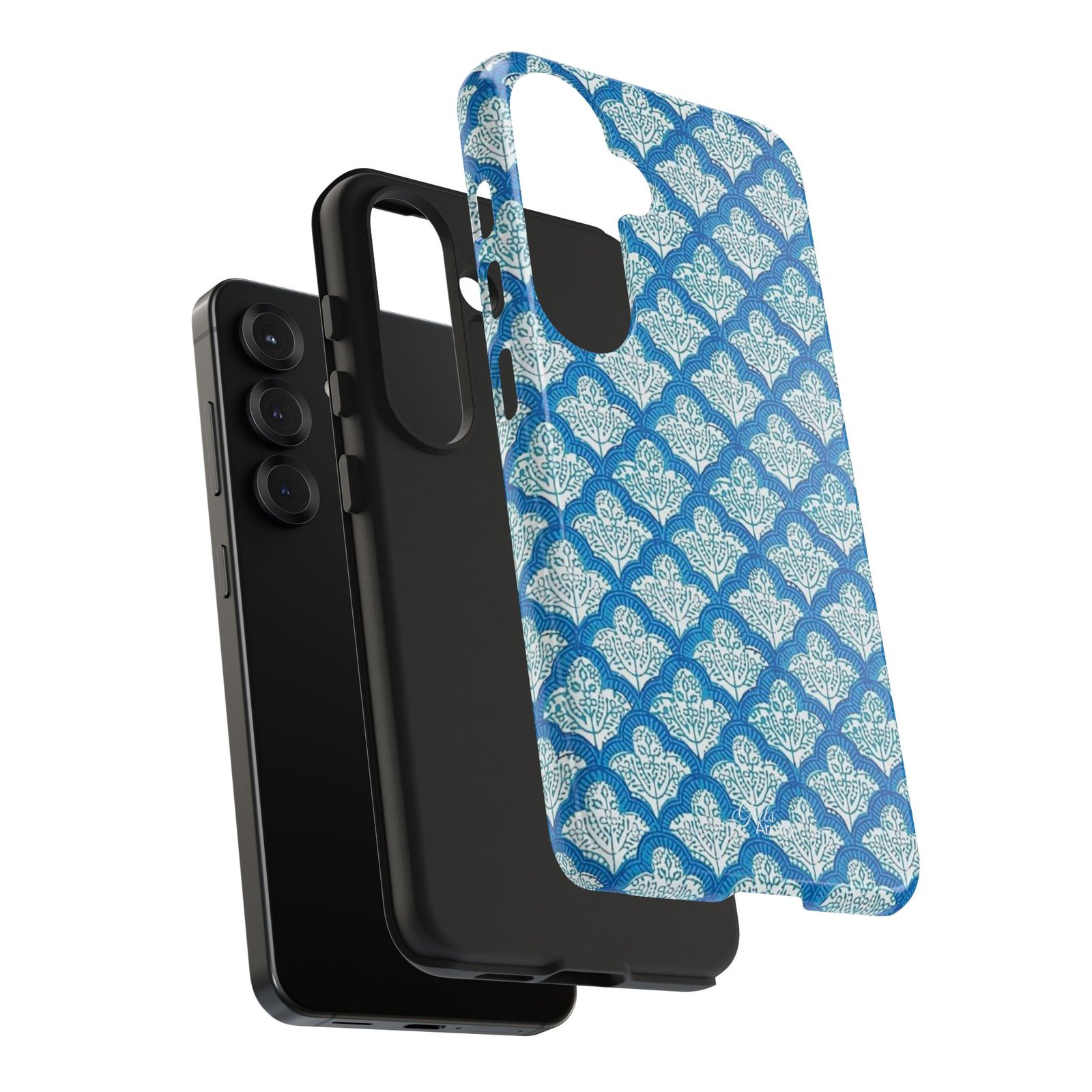 Blue and white phone case - Image 103