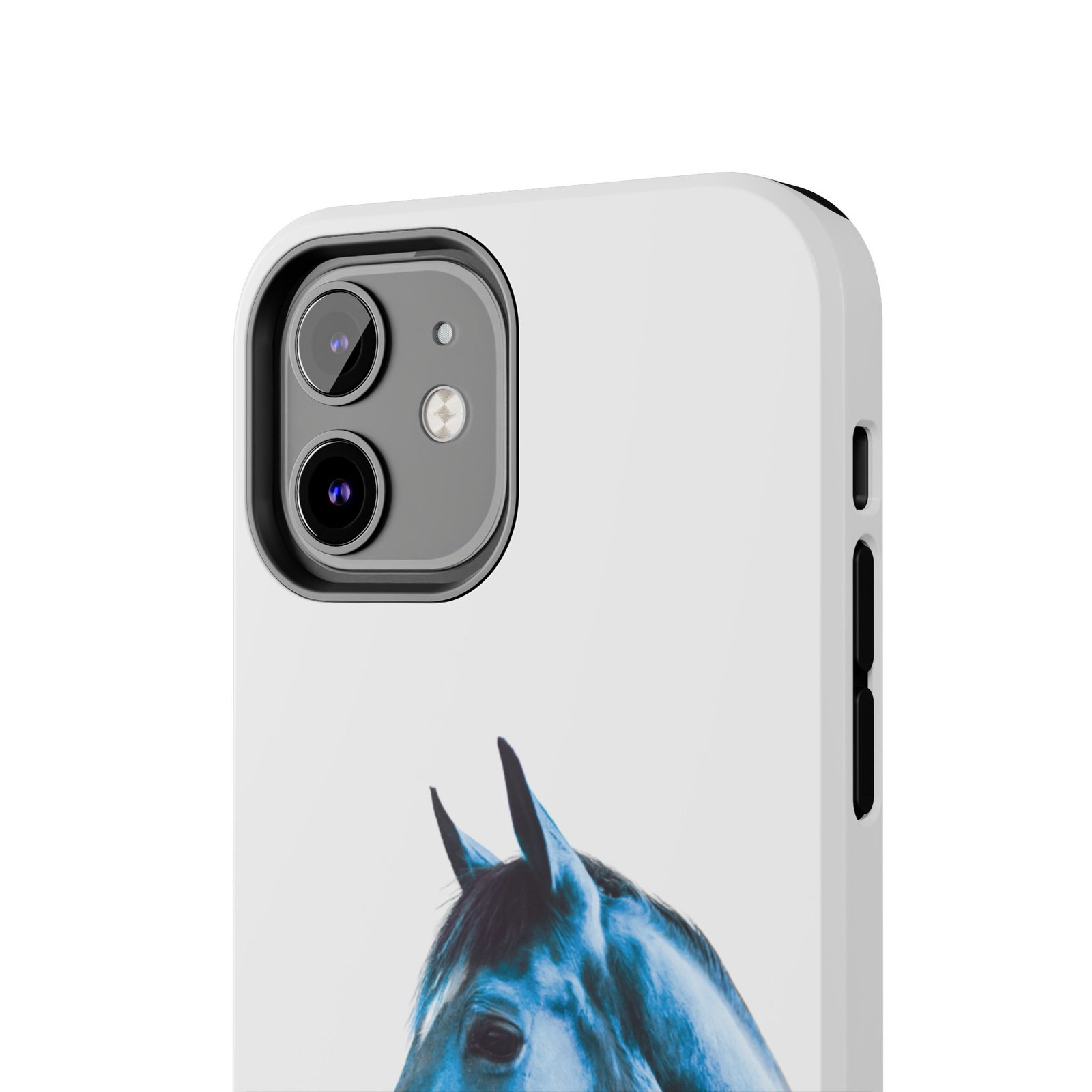 Majestic Blue Horse Tough Phone Case - Image 4