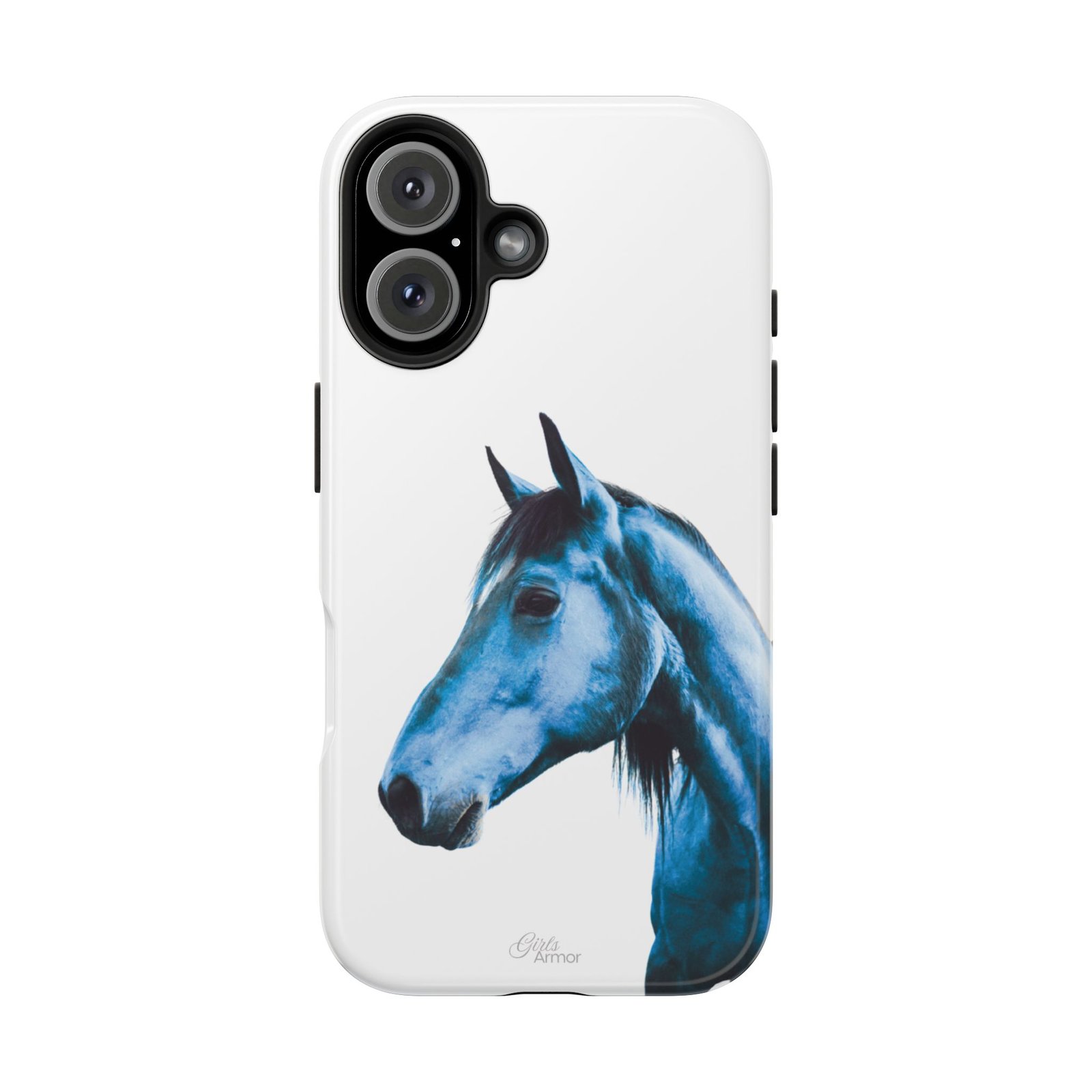 Majestic Blue Horse Tough Phone Case - Image 83