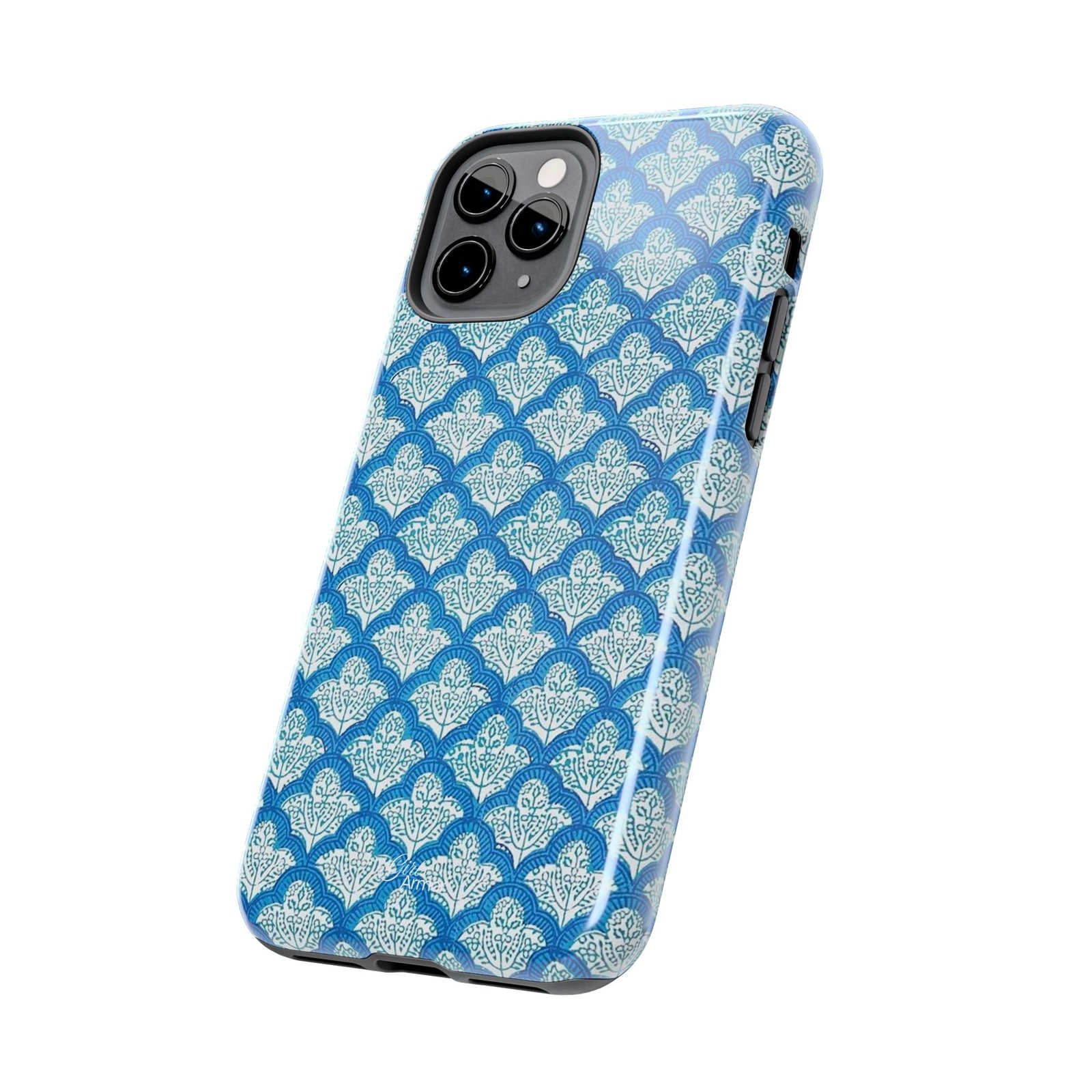 Blue and white phone case - Image 7