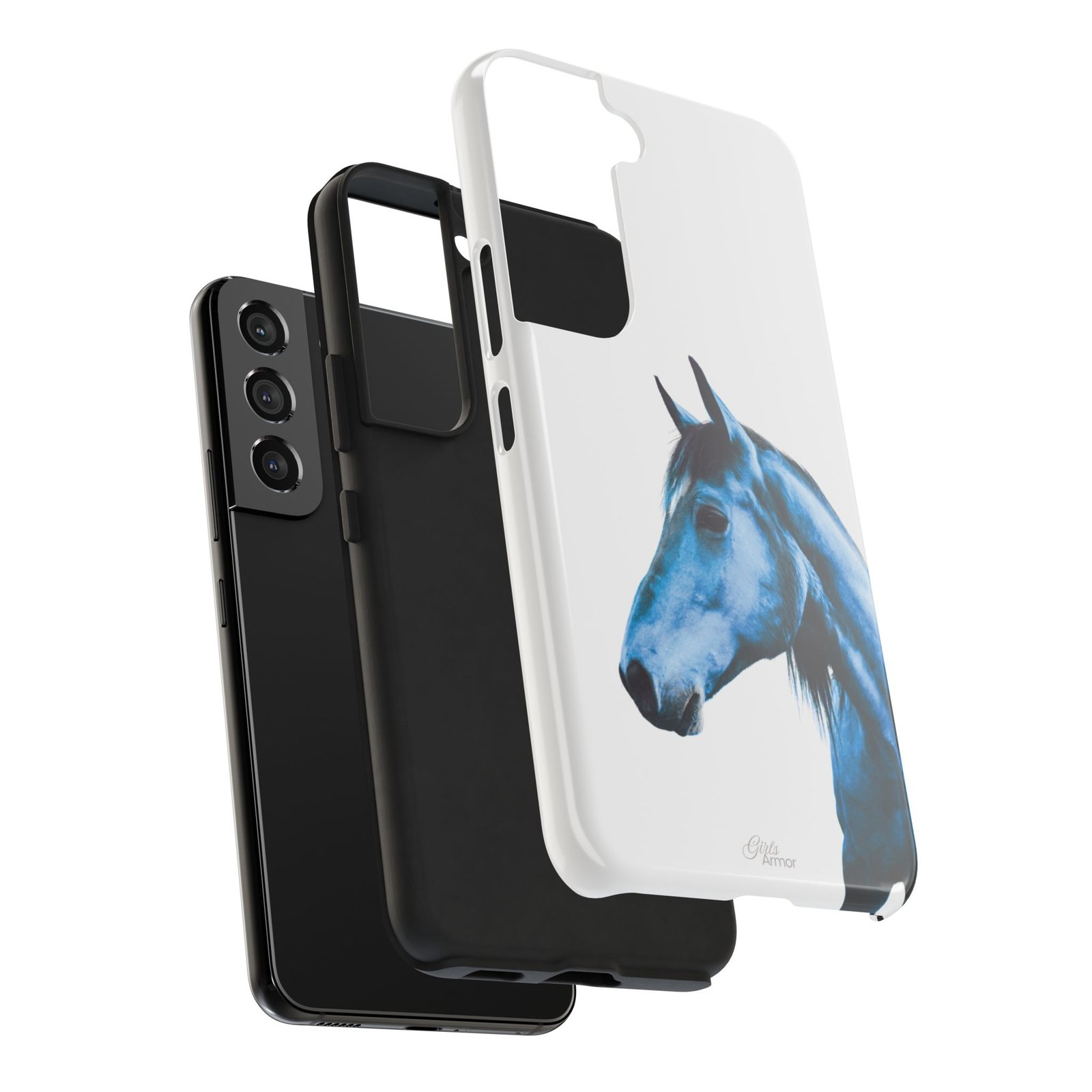 Majestic Blue Horse Tough Phone Case - Image 72