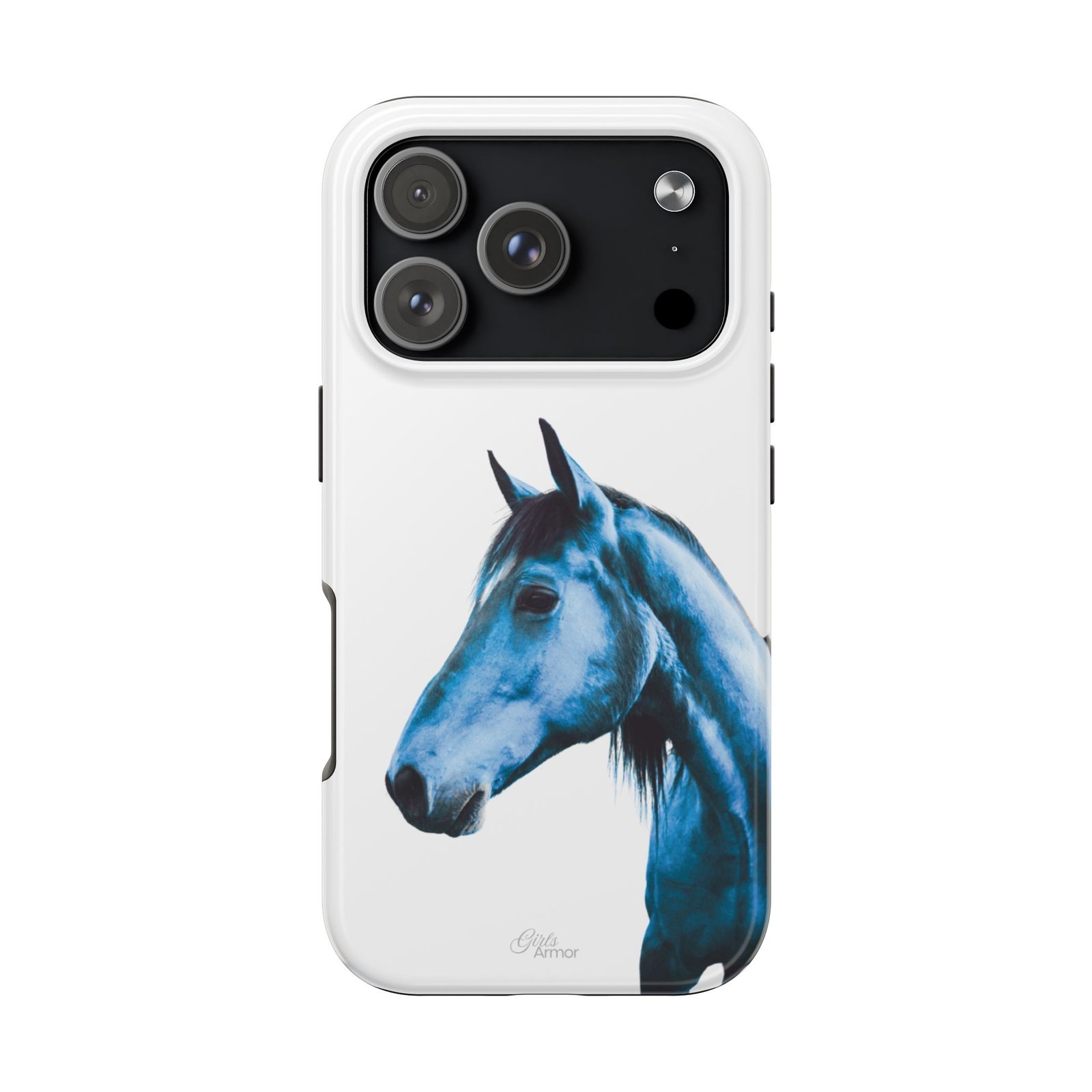 Majestic Blue Horse Tough Phone Case - Image 93
