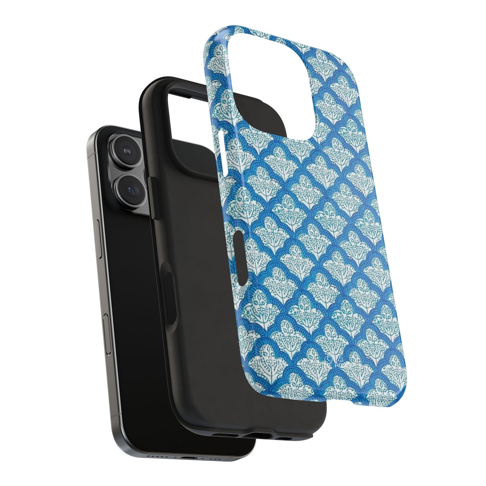 Blue and white phone case - Image 91