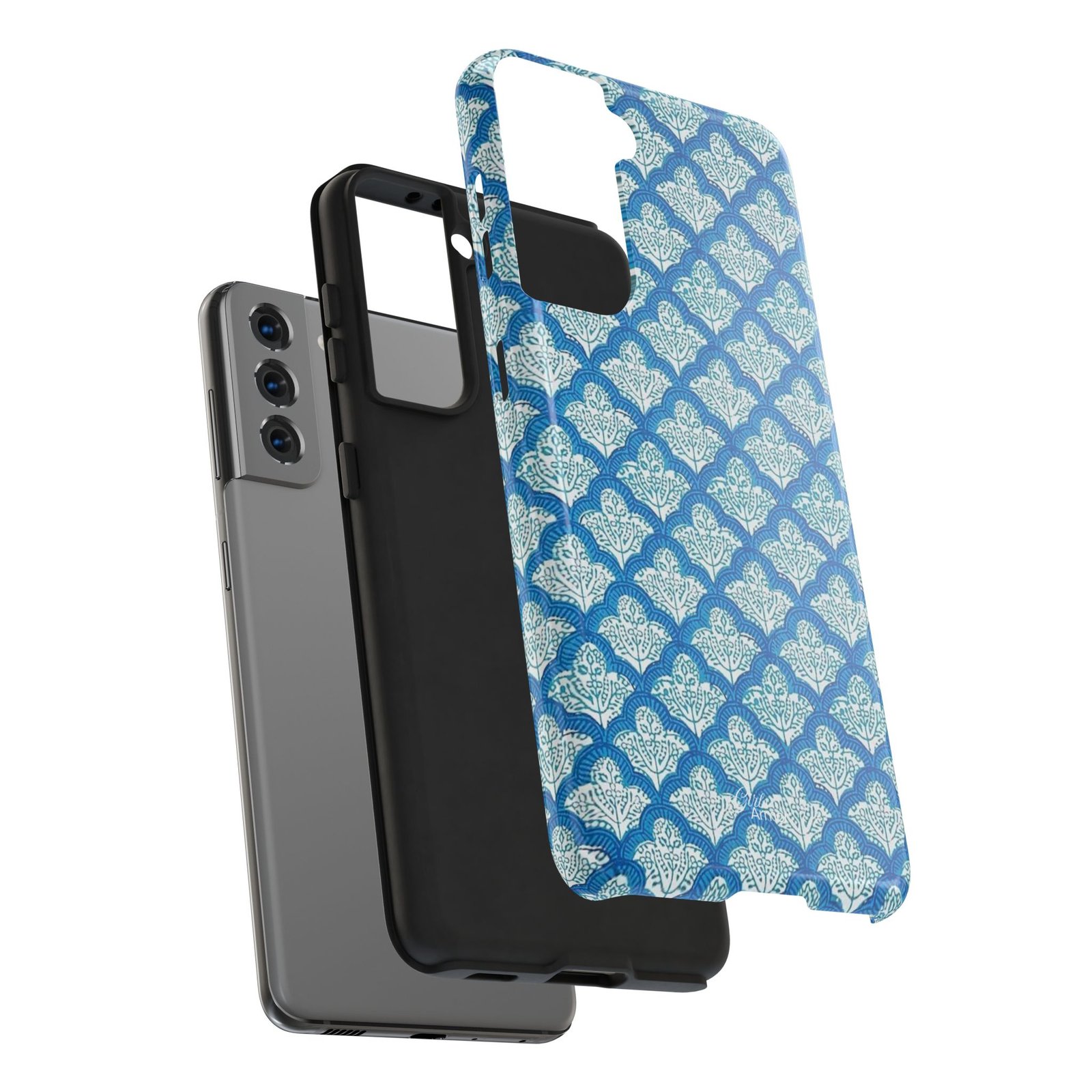 Blue and white phone case - Image 88