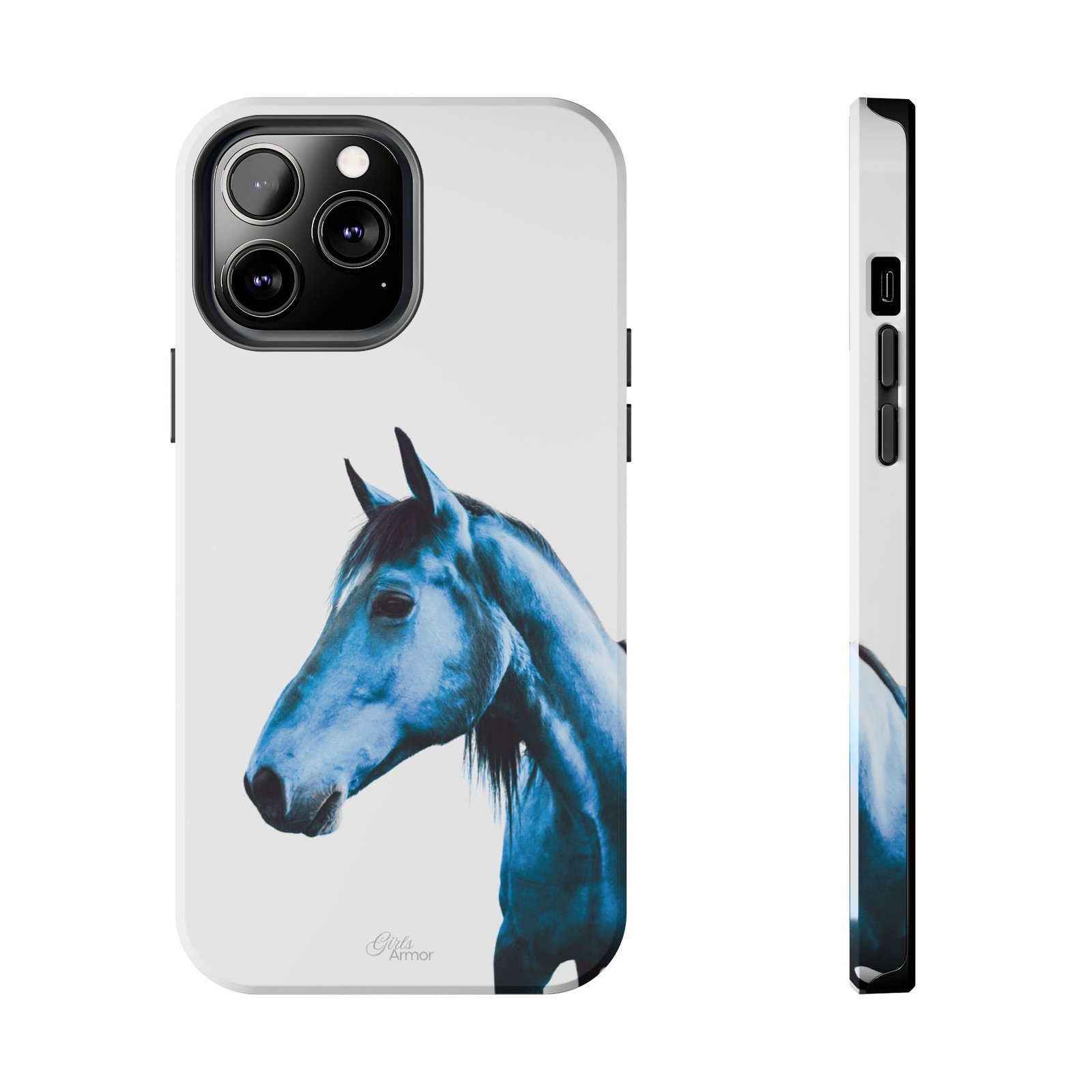 Majestic Blue Horse Tough Phone Case - Image 29